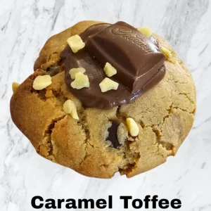 Caramel toffee cookie