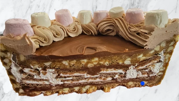 Mallow cookie pie